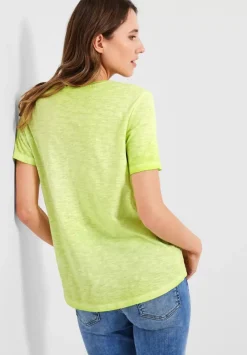T-Shirt In Unifarbe