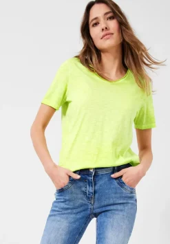 T-Shirt In Unifarbe