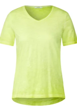 T-Shirt In Unifarbe