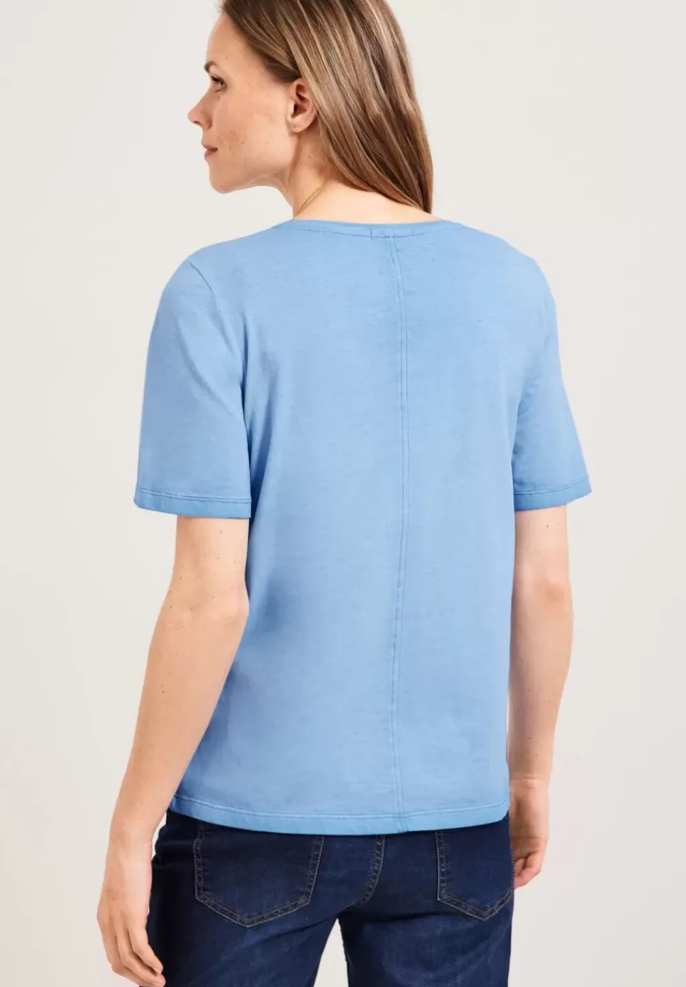 T-Shirt In Washed Optik