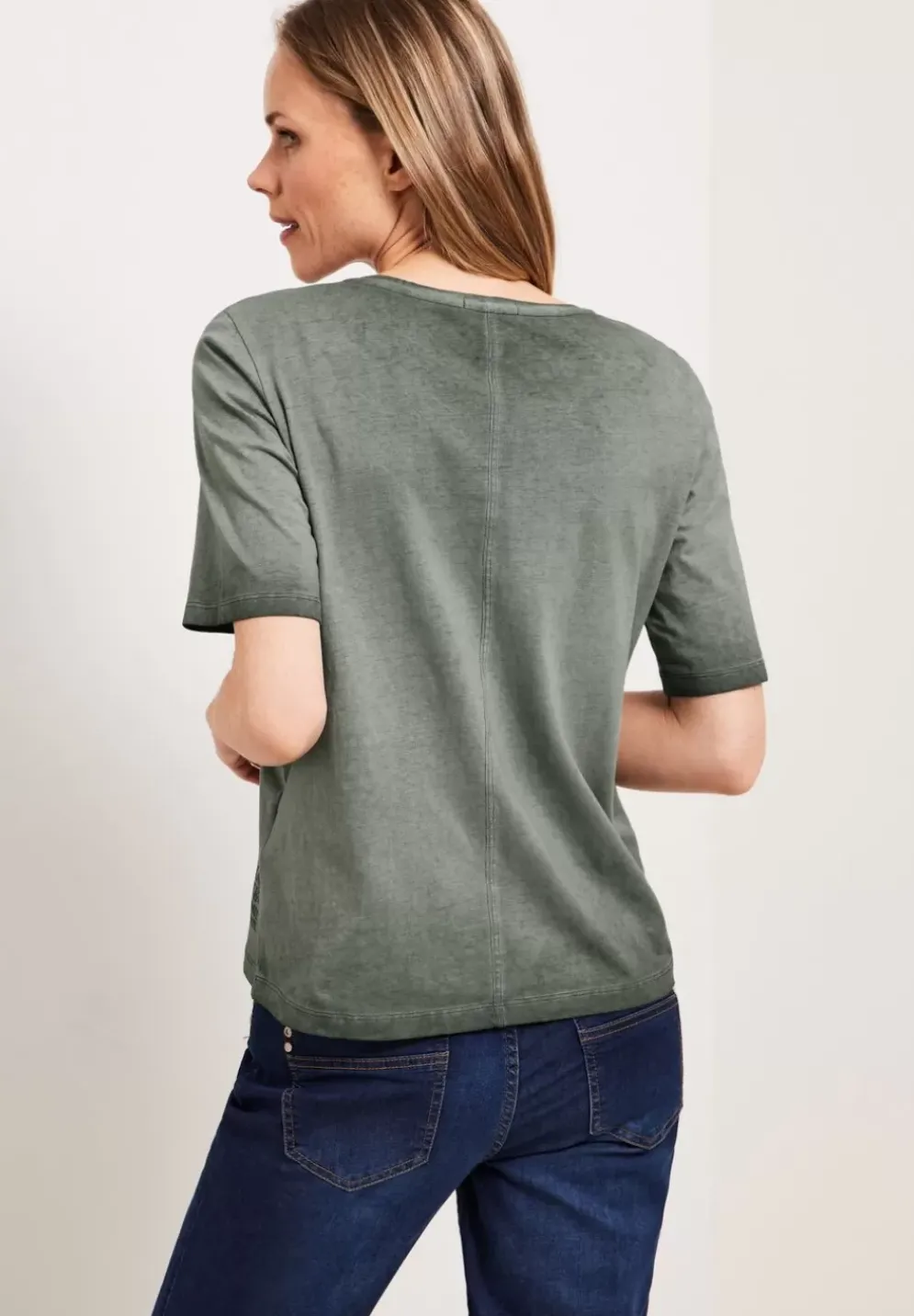 T-Shirt In Washed Optik