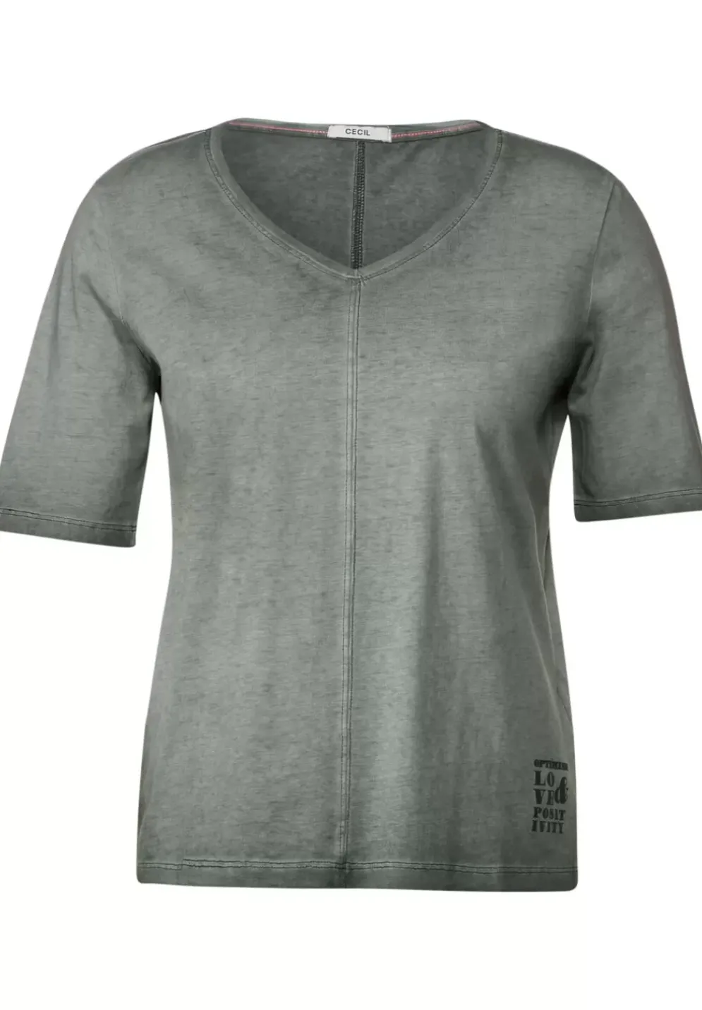 T-Shirt In Washed Optik