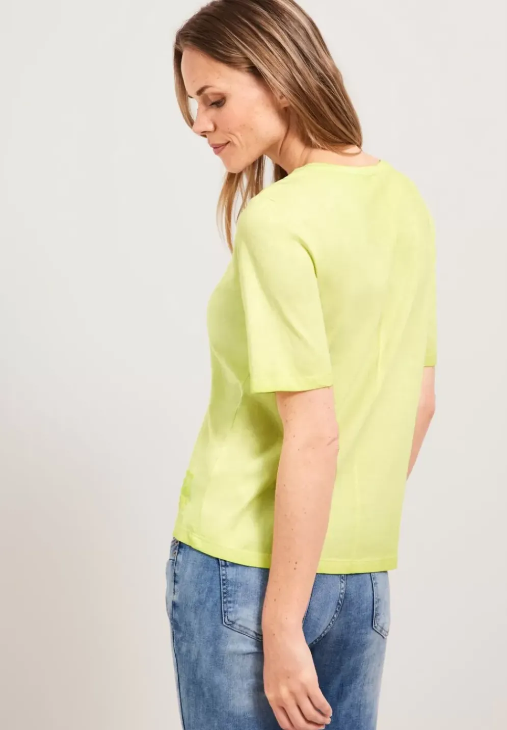 T-Shirt In Washed Optik