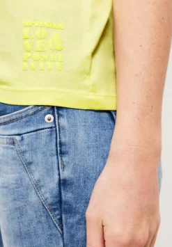 T-Shirt In Washed Optik