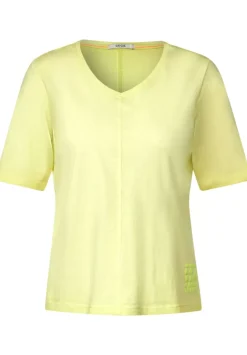 T-Shirt In Washed Optik