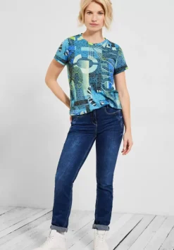 T-Shirt Mit Alloverprint