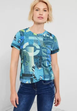 T-Shirt Mit Alloverprint
