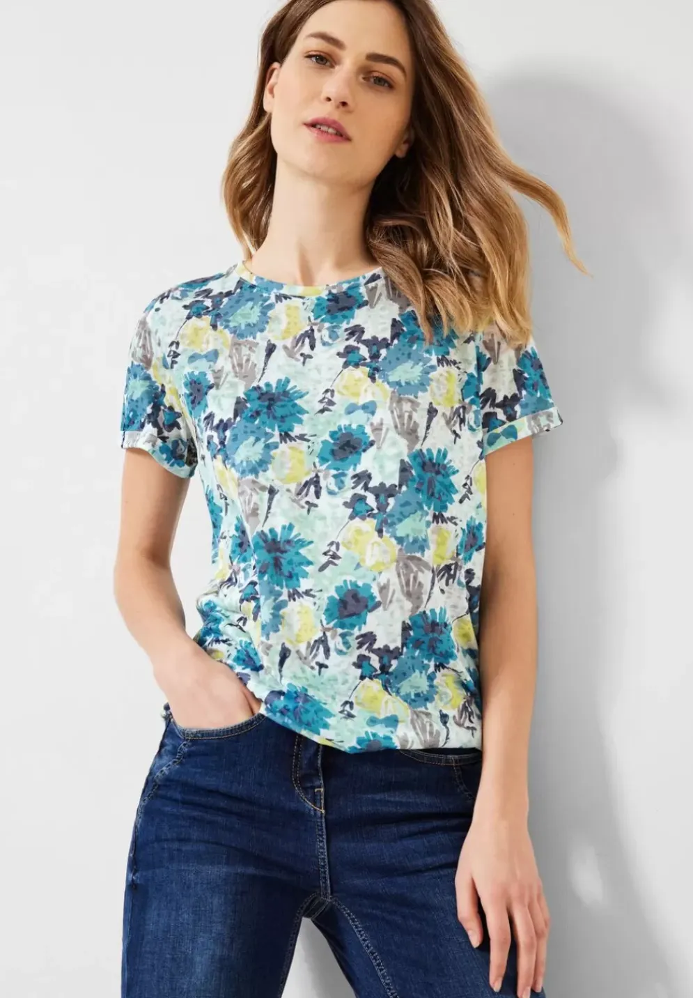 T-Shirt Mit Alloverprint