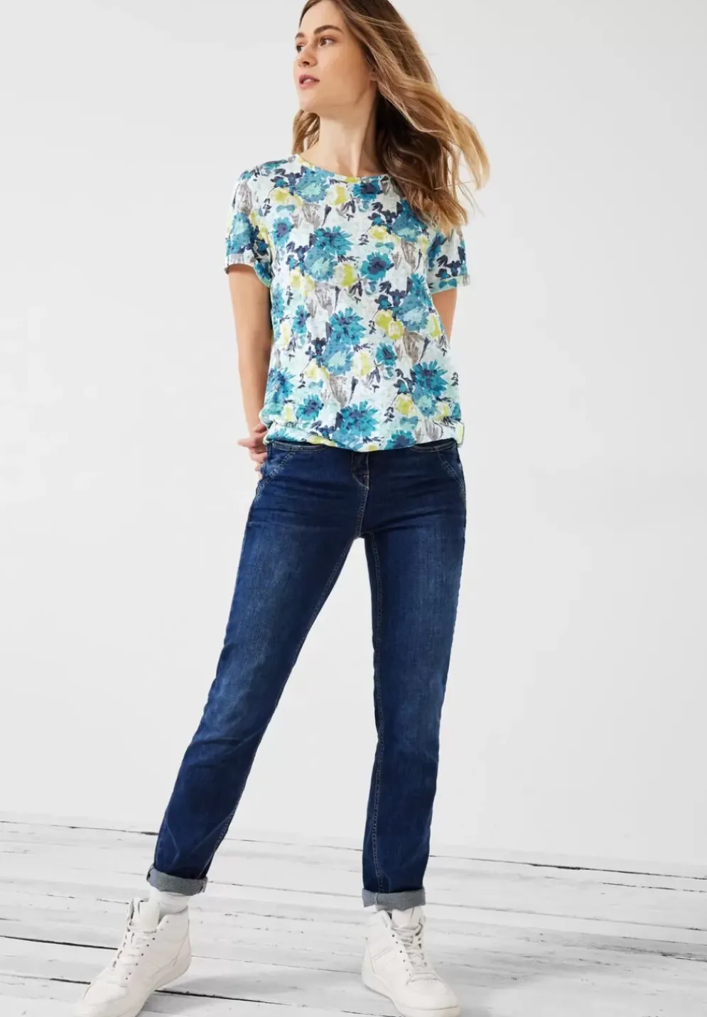 T-Shirt Mit Alloverprint