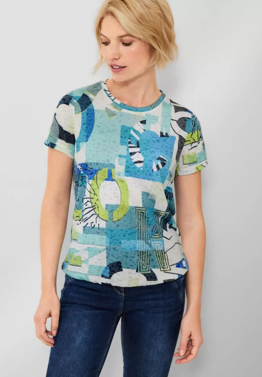 T-Shirt Mit Alloverprint
