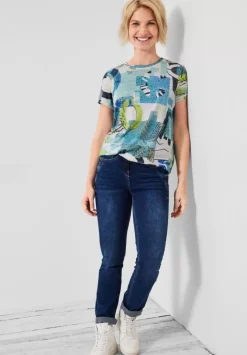 T-Shirt Mit Alloverprint