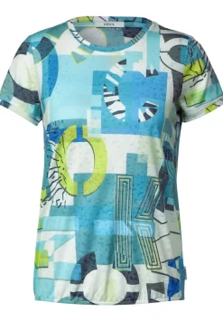 T-Shirt Mit Alloverprint