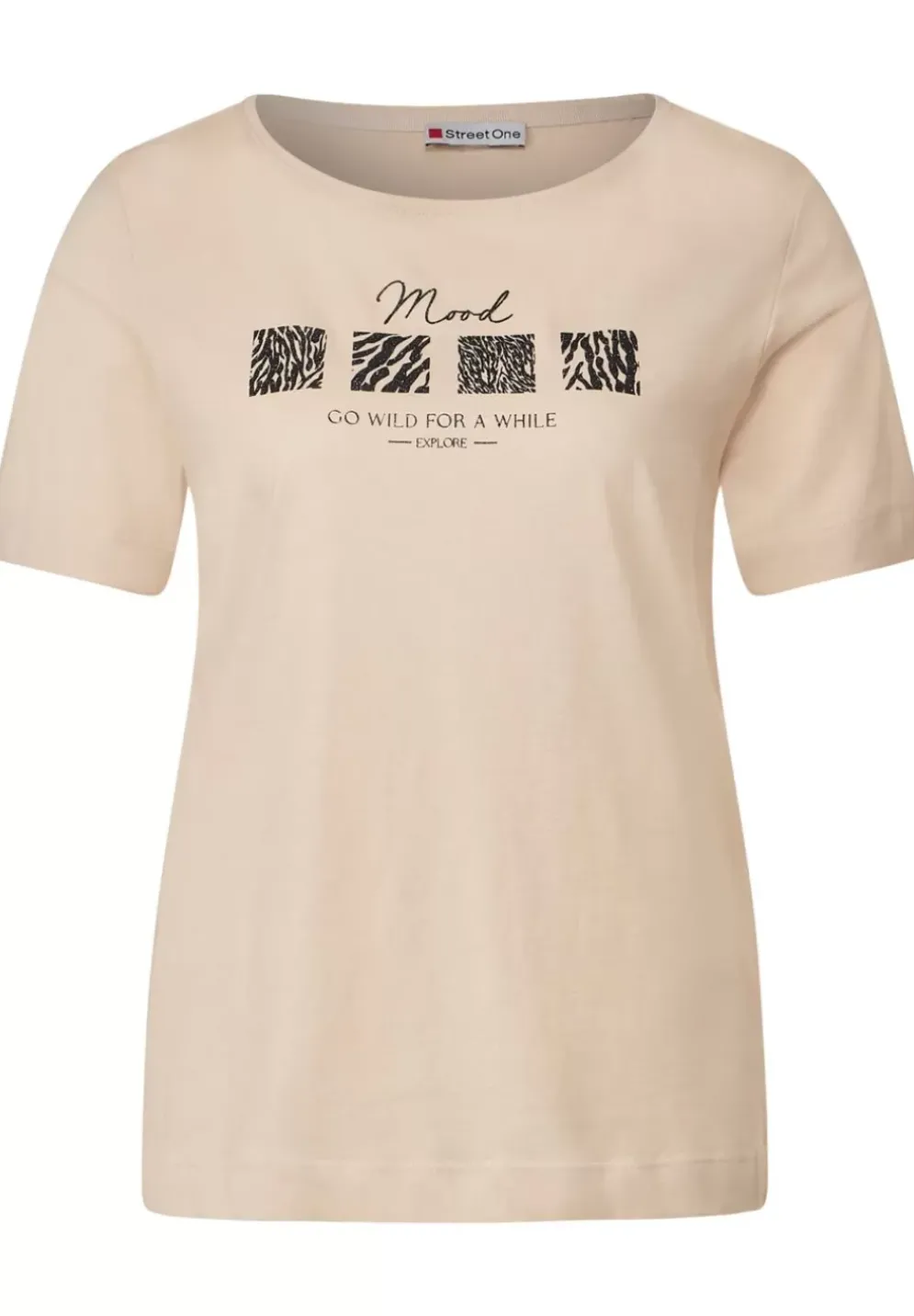 T-Shirt Mit Artwork Print