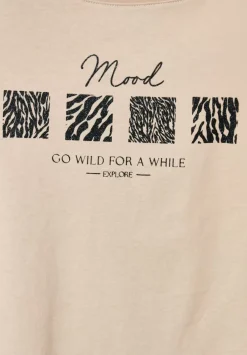T-Shirt Mit Artwork Print