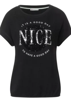 T-Shirt Mit Artwork Print