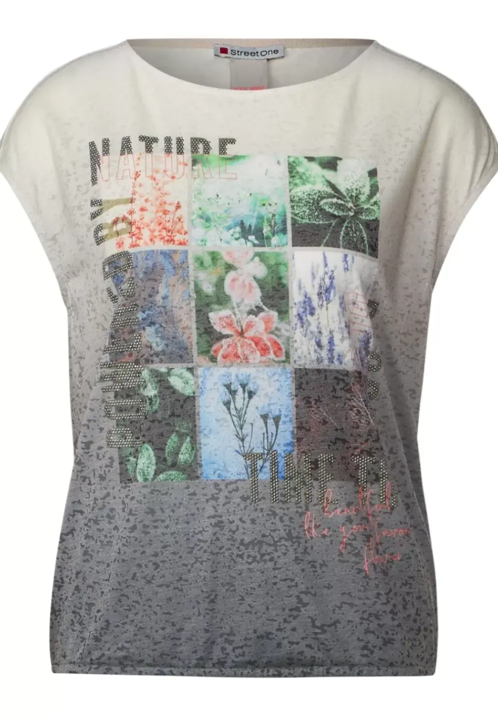 T-Shirt Mit Artwork Print