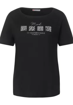 T-Shirt Mit Artwork Print