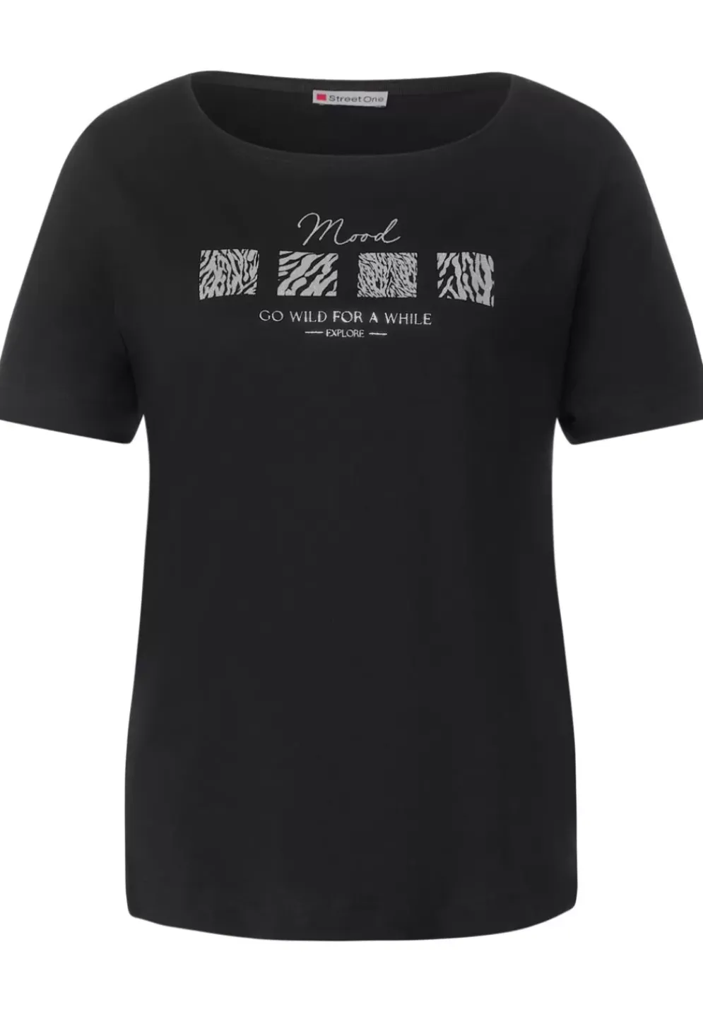 T-Shirt Mit Artwork Print