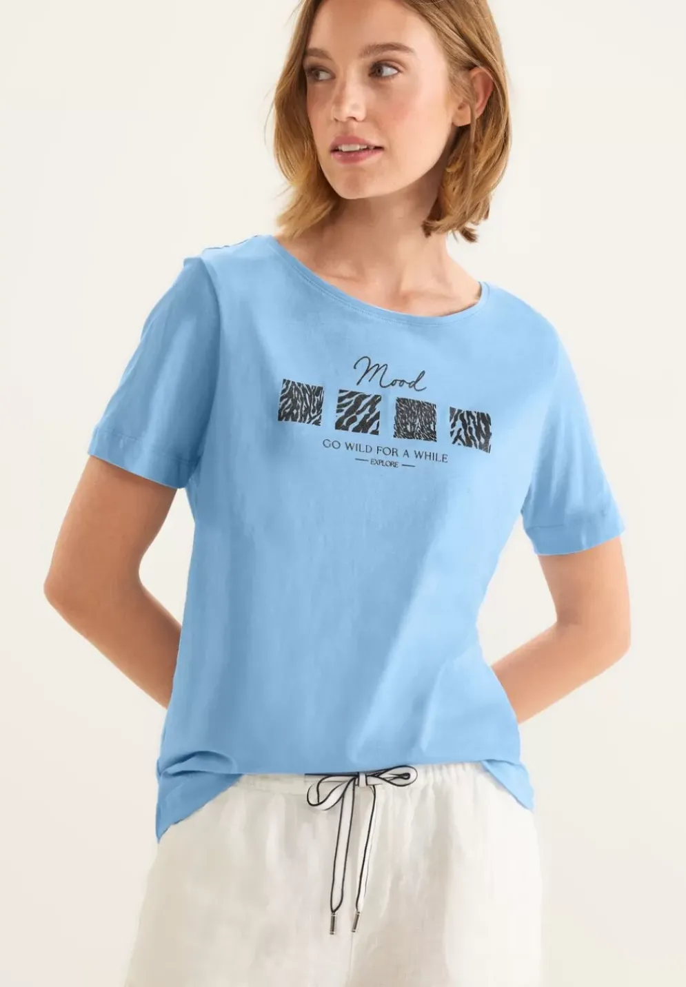 T-Shirt Mit Artwork Print