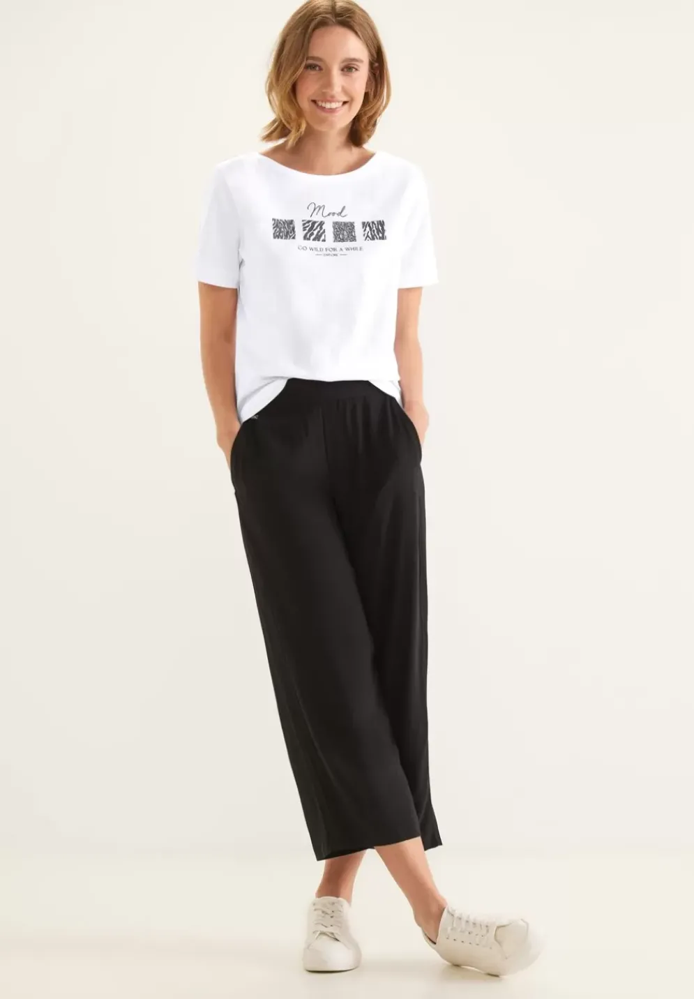 T-Shirt Mit Artwork Print