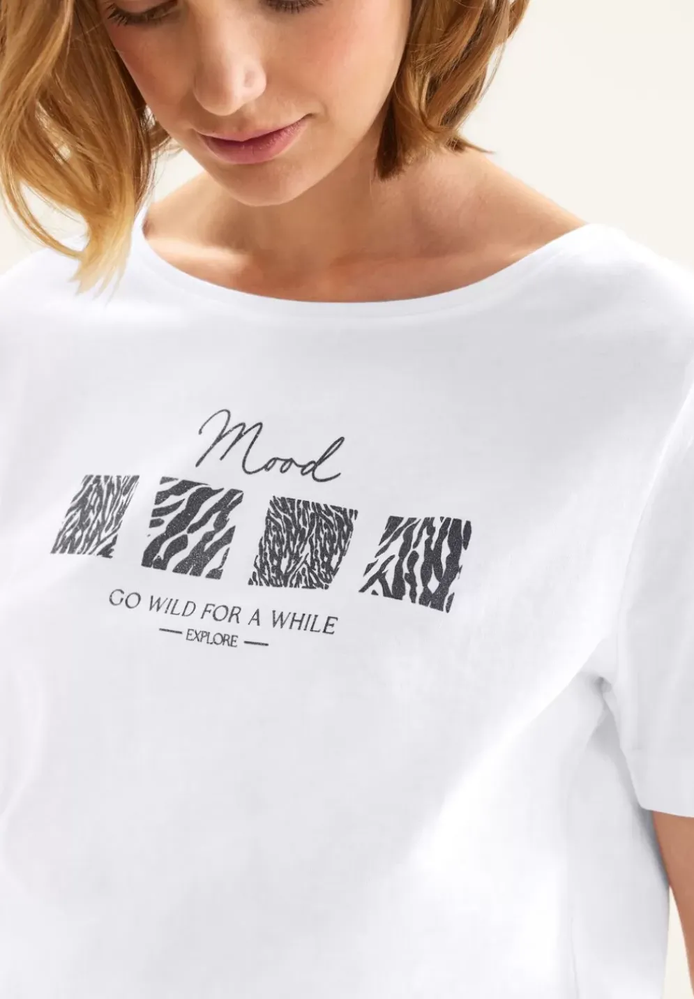T-Shirt Mit Artwork Print