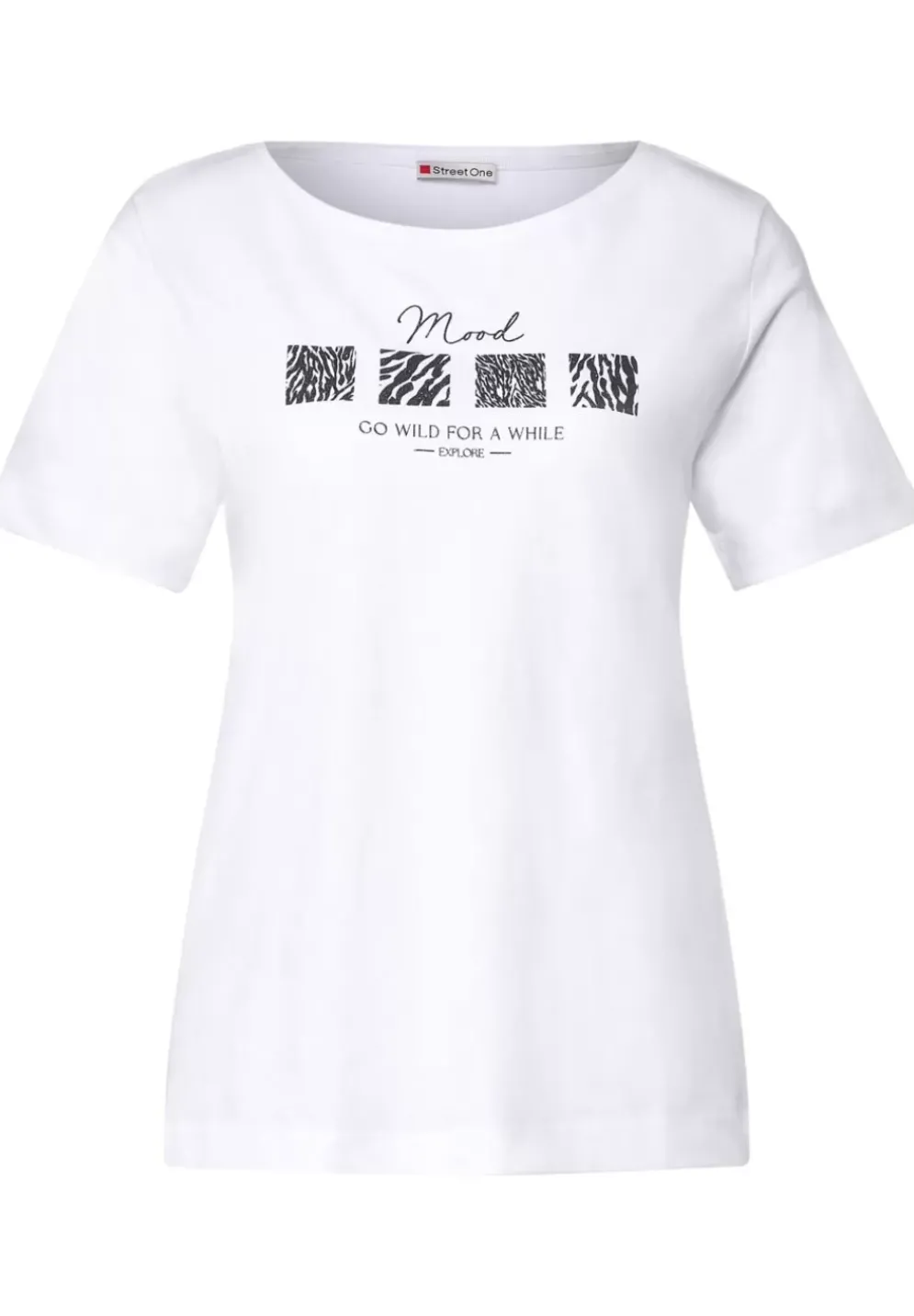 T-Shirt Mit Artwork Print