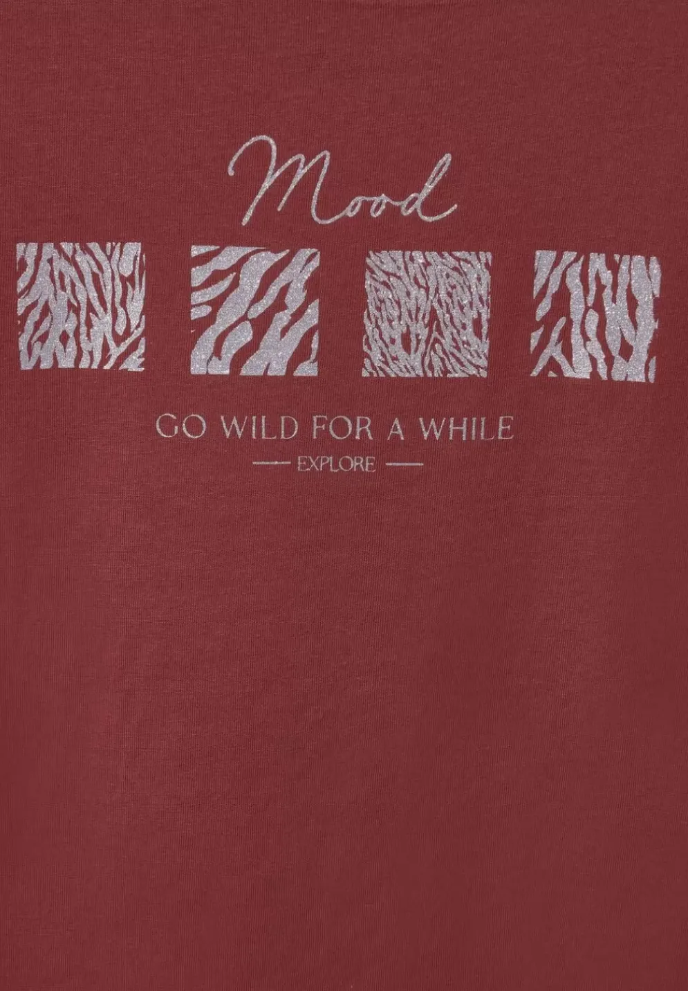 T-Shirt Mit Artwork Print