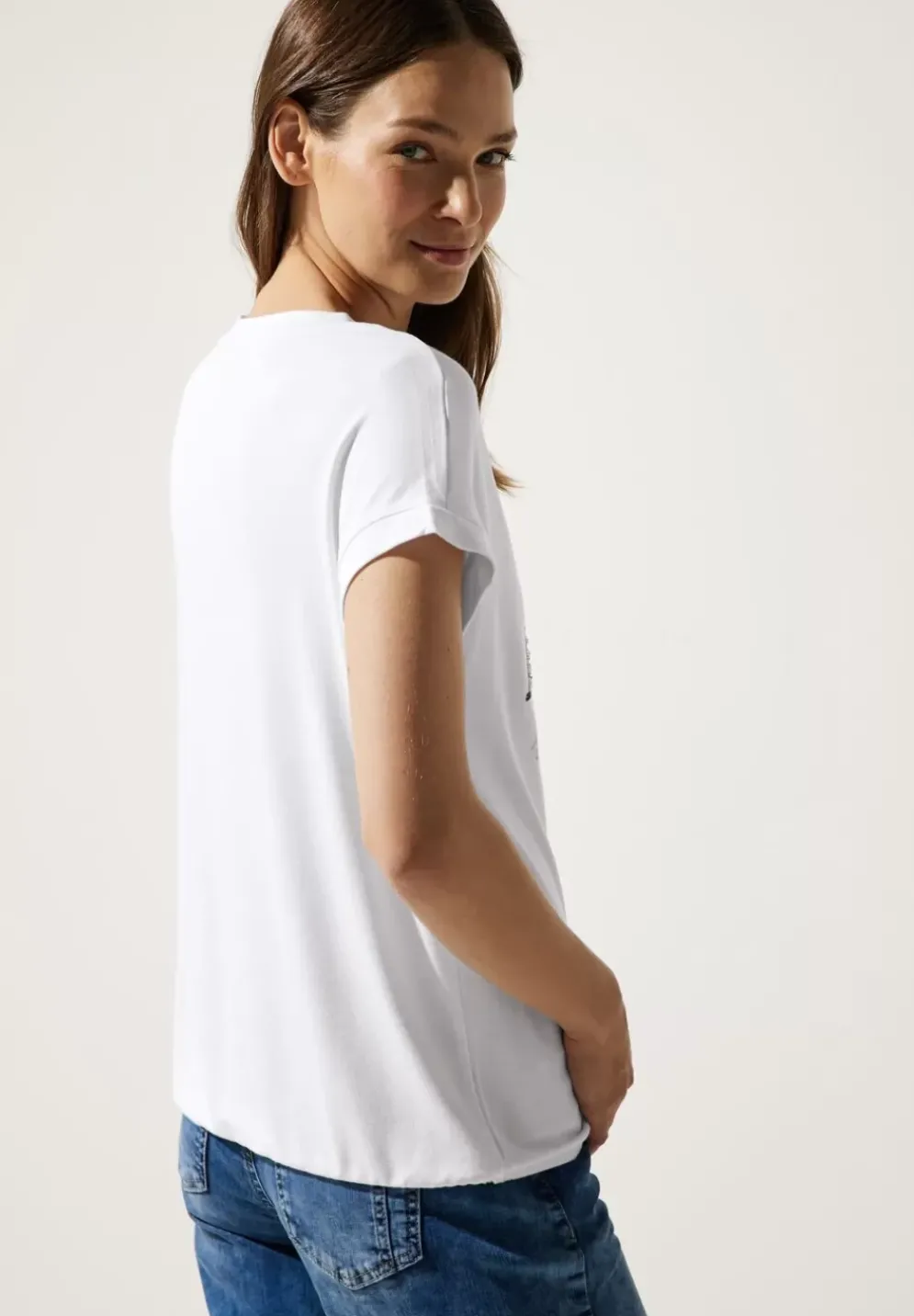 T-Shirt Mit Artwork Print