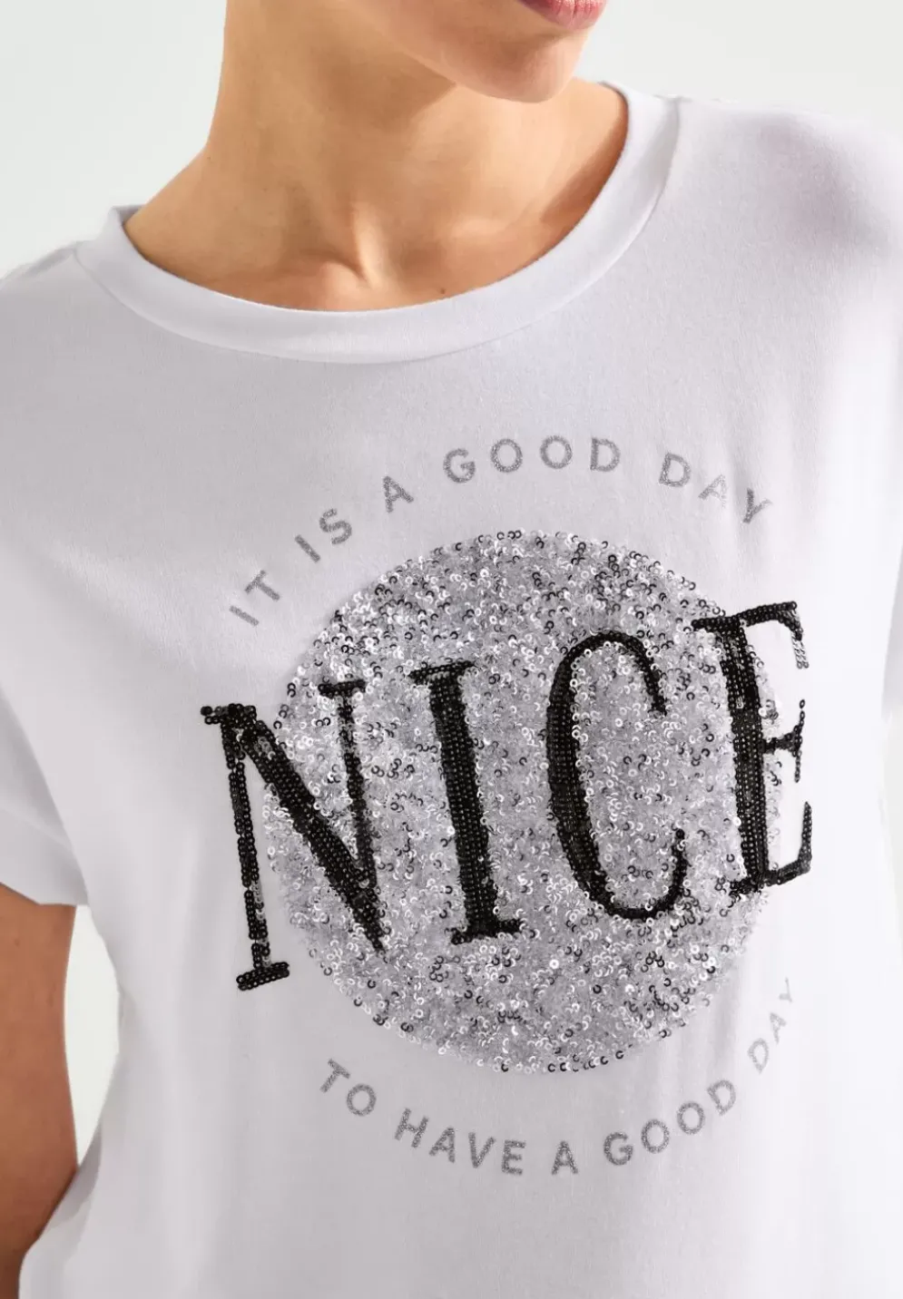 T-Shirt Mit Artwork Print
