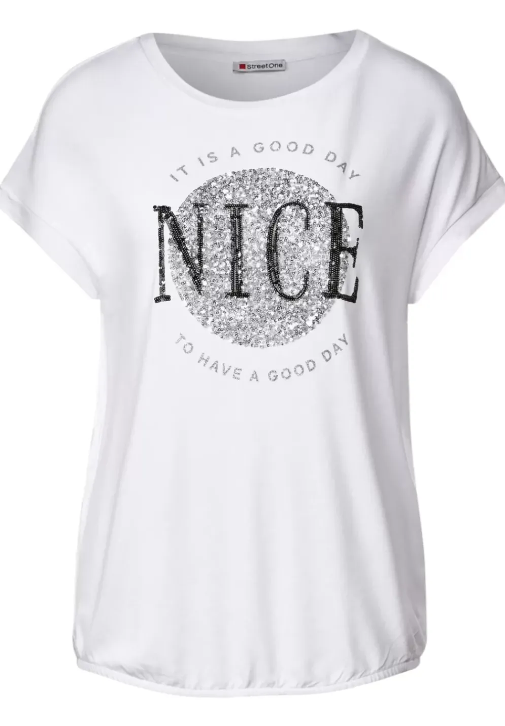 T-Shirt Mit Artwork Print