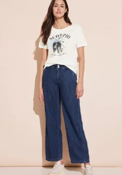 T-Shirt Mit Astro Print