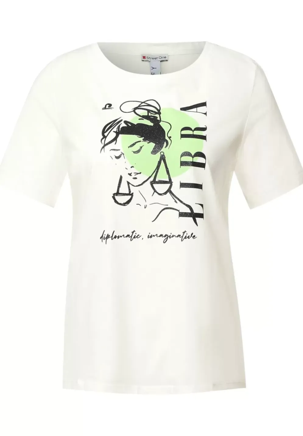 T-Shirt Mit Astro Print