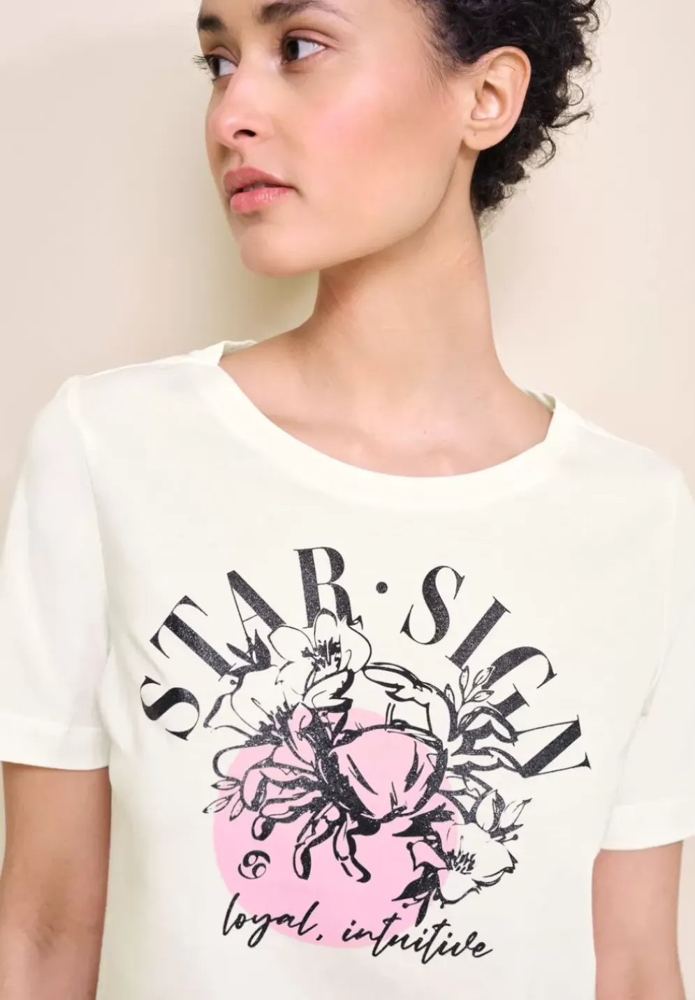 T-Shirt Mit Astro Print