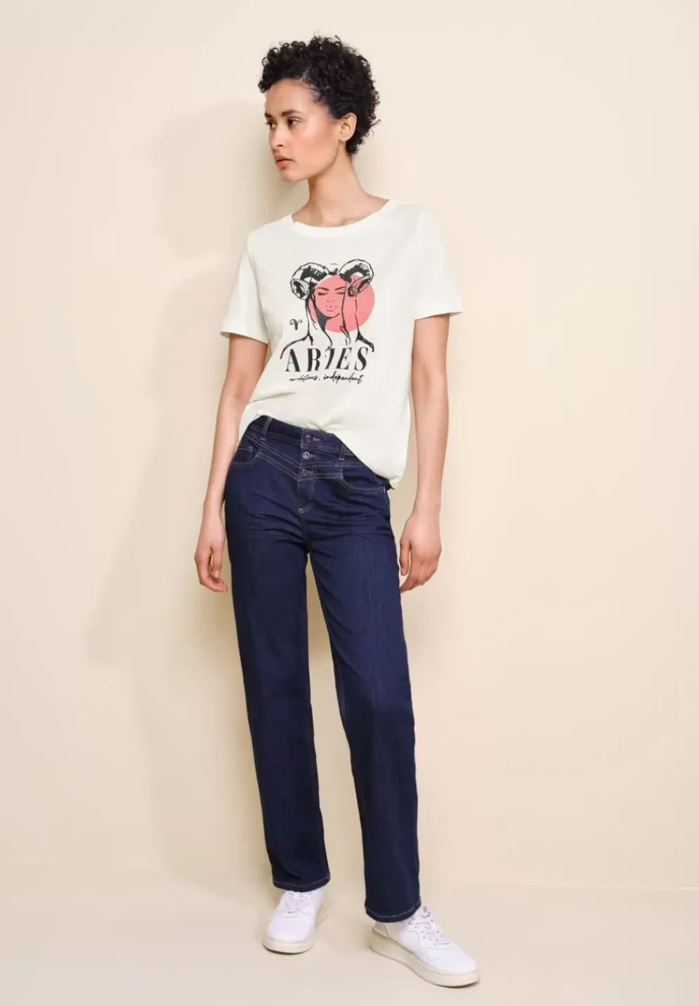 T-Shirt Mit Astro Print