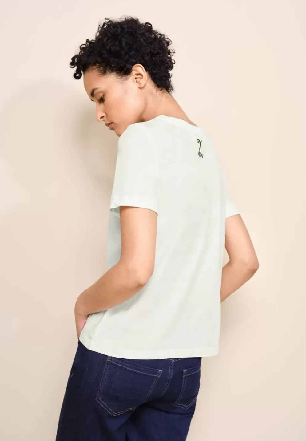 T-Shirt Mit Astro Print