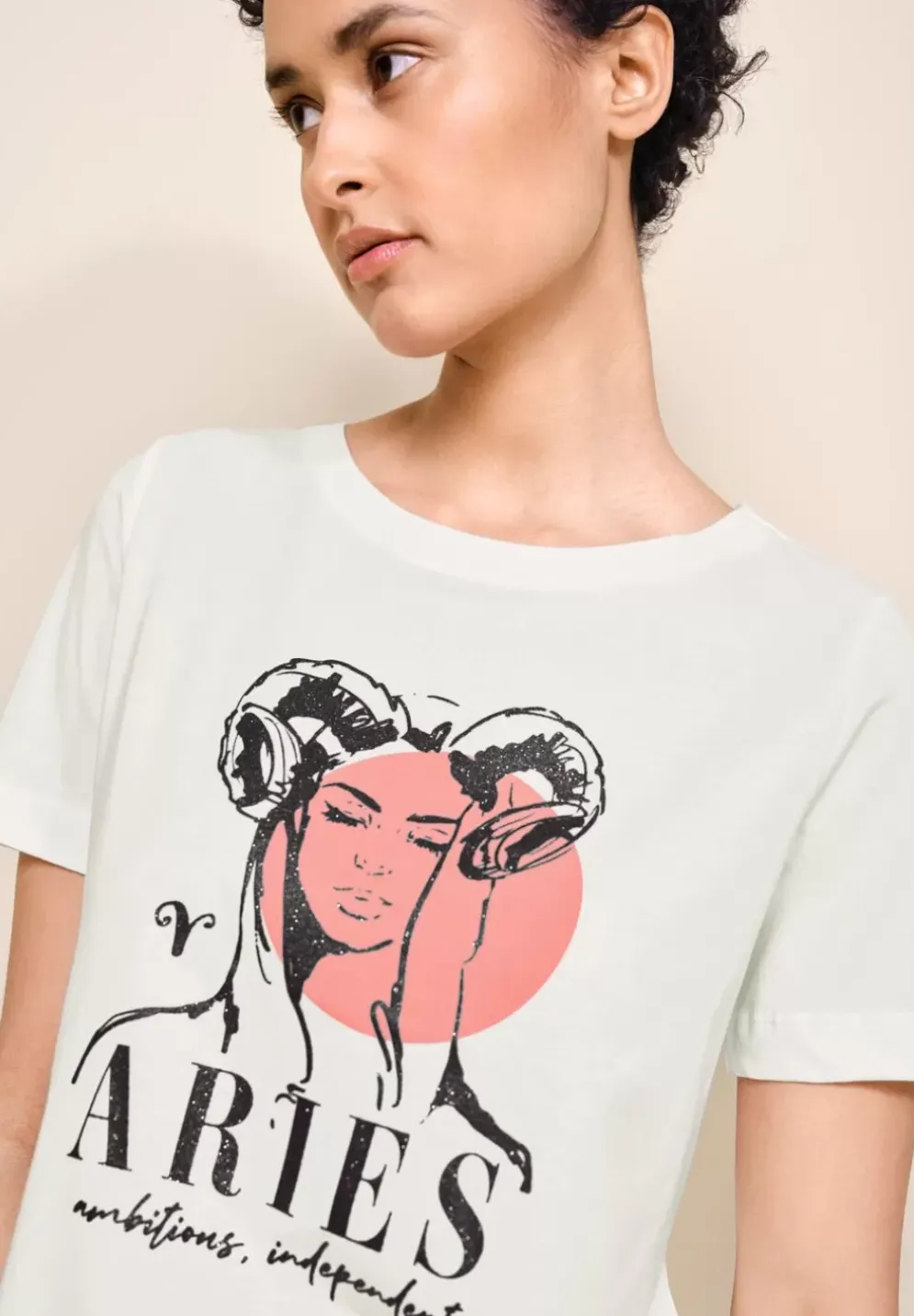 T-Shirt Mit Astro Print
