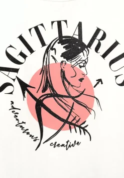 T-Shirt Mit Astro Print