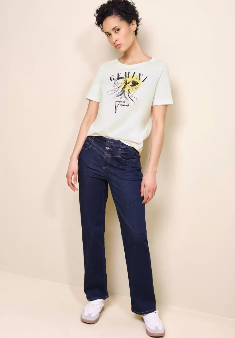 T-Shirt Mit Astro Print