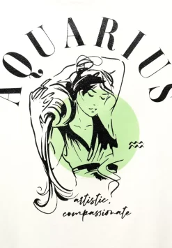 T-Shirt Mit Astro Print