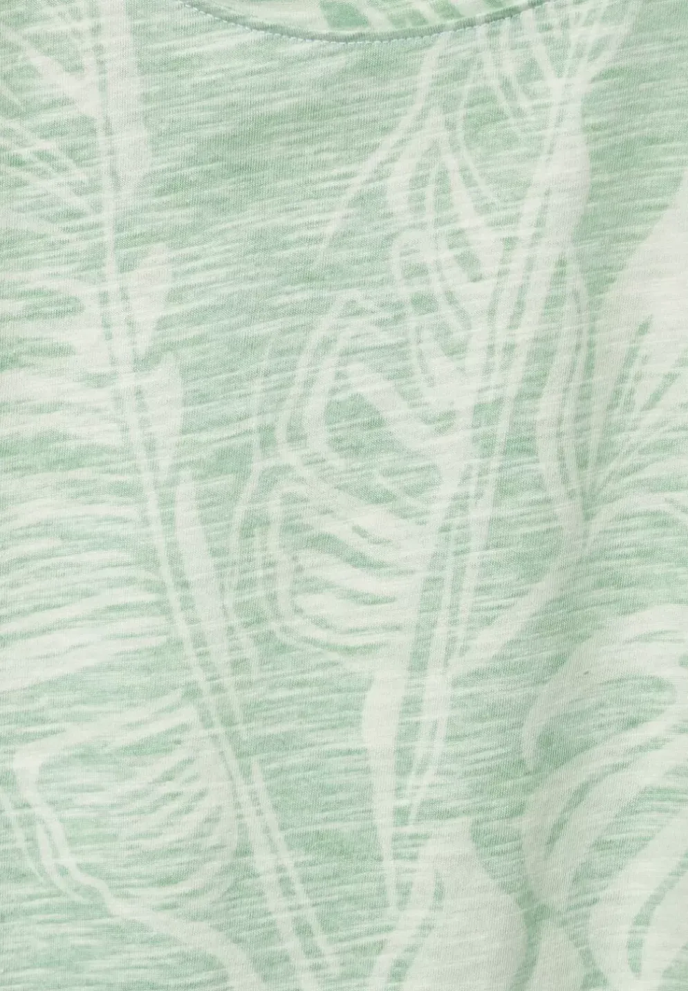 T-Shirt Mit Blatterprint