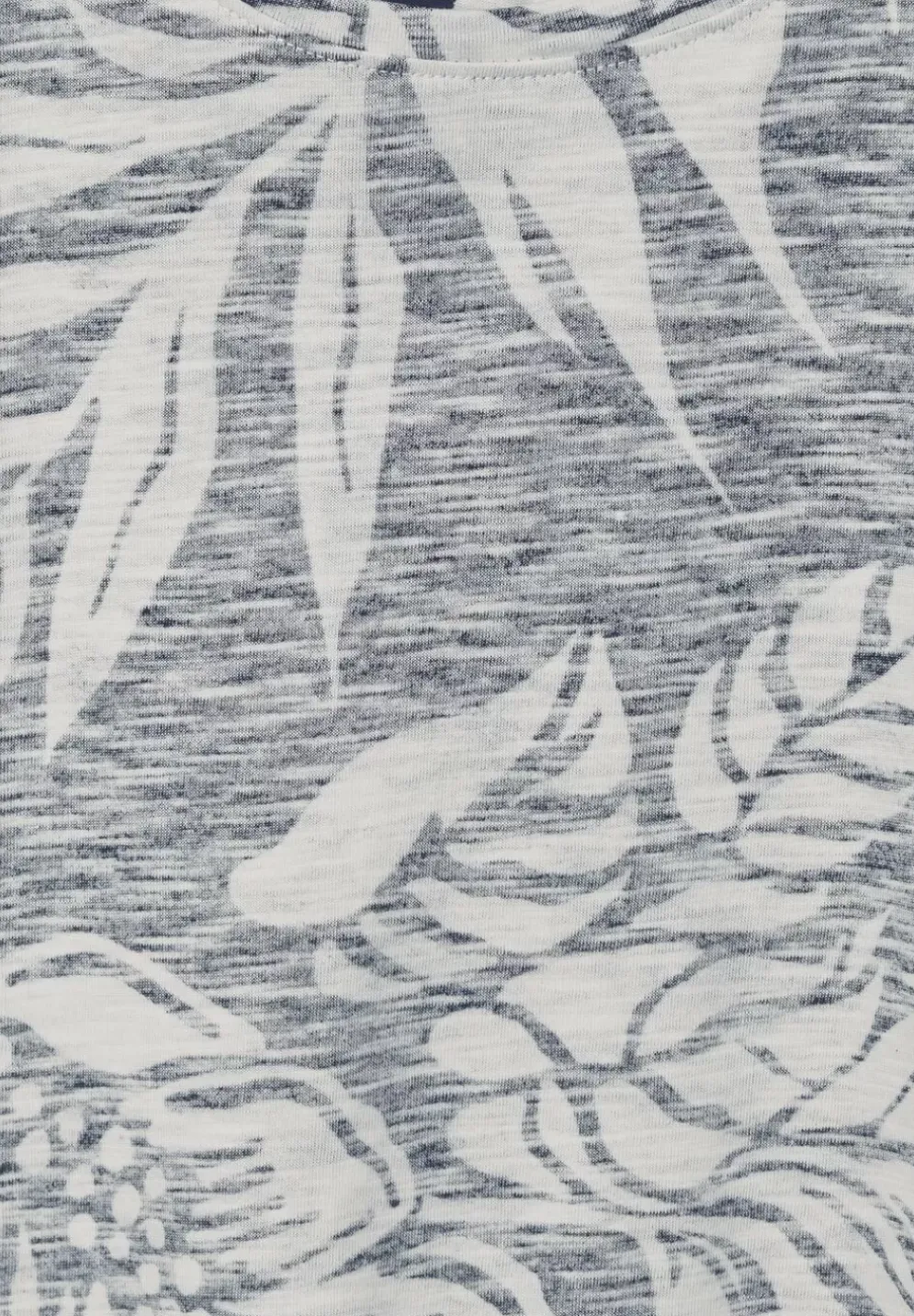 T-Shirt Mit Blatterprint