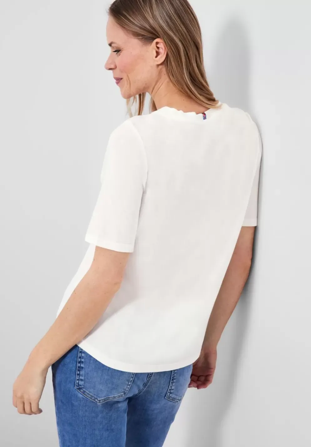 T-Shirt Mit Blumen Fotoprint