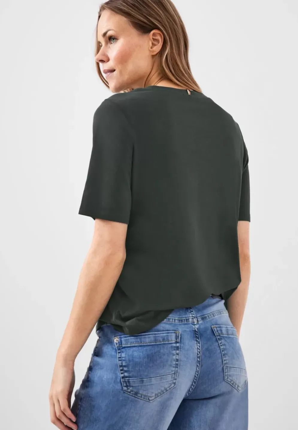 T-Shirt Mit Blumen Fotoprint