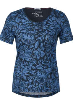 T-Shirt Mit Blumenmuster