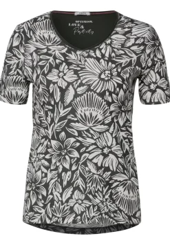 T-Shirt Mit Blumenmuster