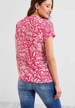 T-Shirt Mit Blumenmuster