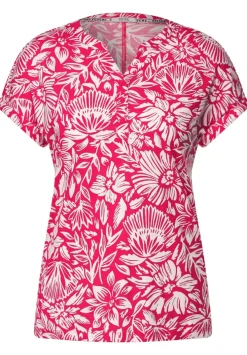 T-Shirt Mit Blumenmuster