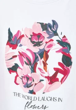 T-Shirt Mit Blumenprint