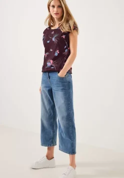 T-Shirt Mit Blumenprint
