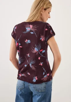 T-Shirt Mit Blumenprint